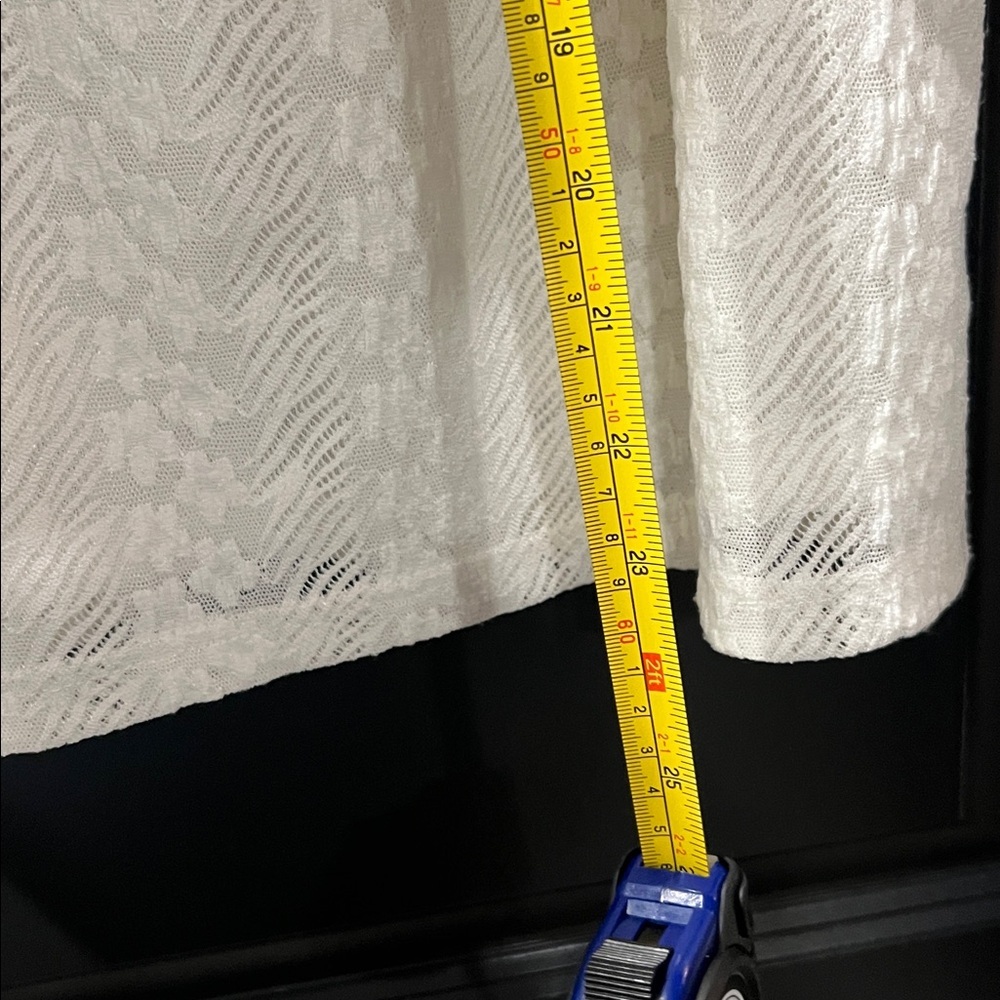 NWT White Spaghetti Strap Dress Size Medium - Picture 4 of 5